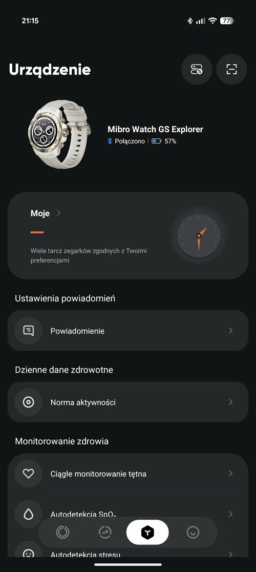 Mibro GS Explorer aplikacja