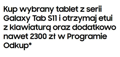 Promocja Samsung Odkup