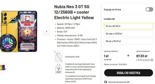 Nubia Neo 3 GT 5G