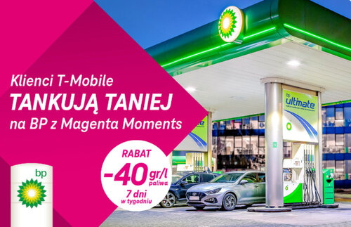 Tańsze paliwo BP z T-Mobile