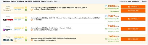 Samsung Galaxy S25 Edge