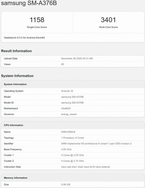 Samsung Galaxy A37