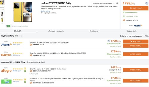 realme GT 7T