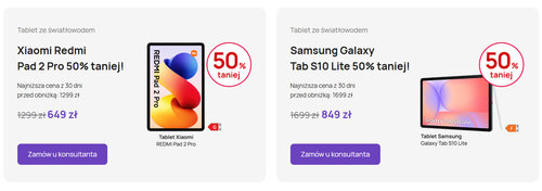 Xiaomi Redmi Pad 2 Pro i Samsung Galaxy Tab S10 Lite