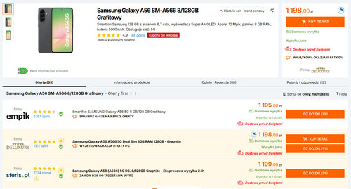 Samsung Galaxy A56