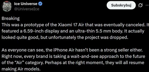Xiaomi 17 Air