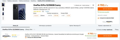OnePlus 10 Pro Ceneo
