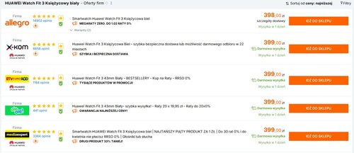 HUAWEI Watch Fit 3
