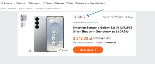 Samsung Galaxy S25 w promocji