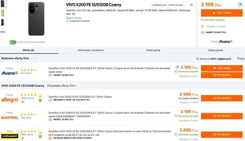 vivo X200 FE
