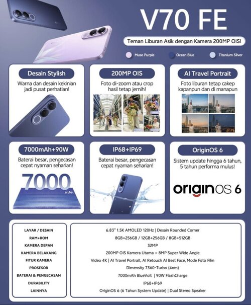 vivo V70 FE