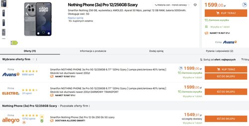 Nothing Phone 3a Pro