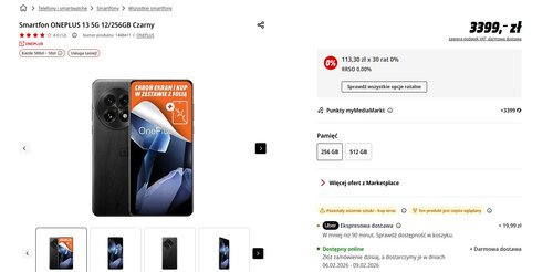 OnePlus 13 promocja Media Markt