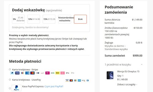 OnePlus 15 w promocji Gshopper