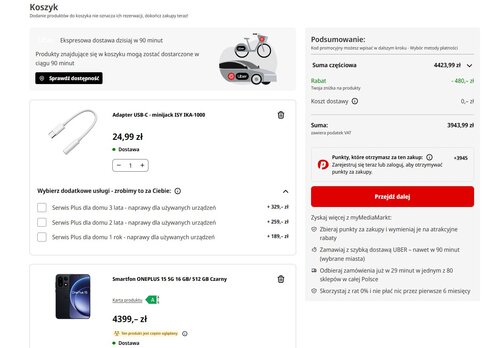 OnePlus 13 16/512 GB w promocji Media Markt