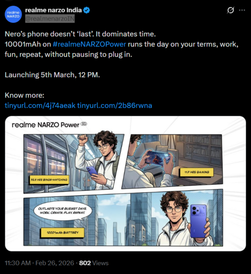 realme Narzo Power 5G