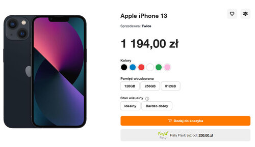 Odnowiony iPhone 13