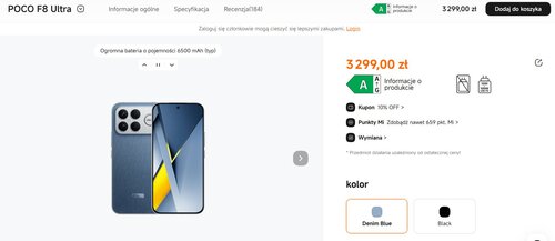 POCO F8 Ultra 16 512 GB znów dostępny w Polsce