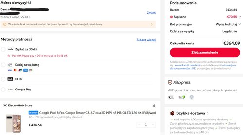 Google Pixel 8 Pro promocja 2026