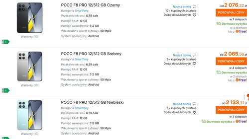 Xiaomi POCO F8 Pro Ceneo