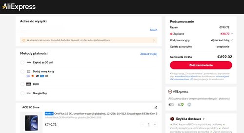 OnePlus 15 promocja AliExpress