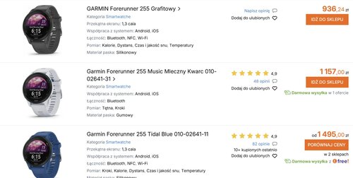 Garmin Forerunner 255
