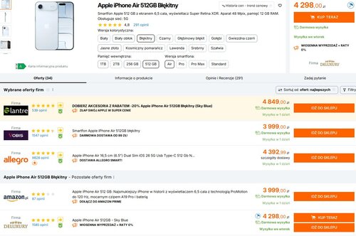 iPhone Air 512 GB
