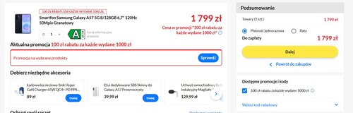 Samsung Galaxy A57 5G promocja RTV EURO AGD
