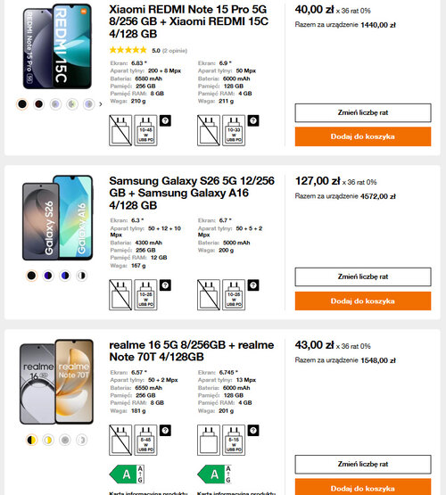 Orange drugi telefon -50%