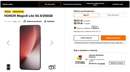 Honor Magic 8 Lite