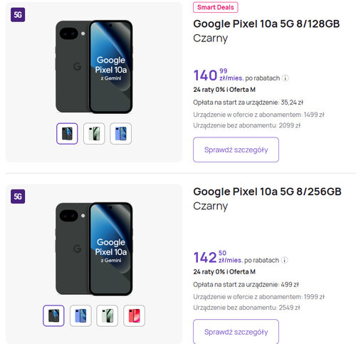 Google Pixel 10a