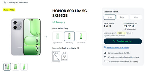 Honor 600 Lite