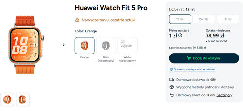 Huawei Watch Fit 5 Pro