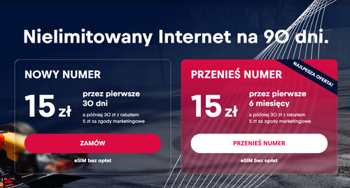 Promocja Red Bull Mobile za przeniesienie numeru