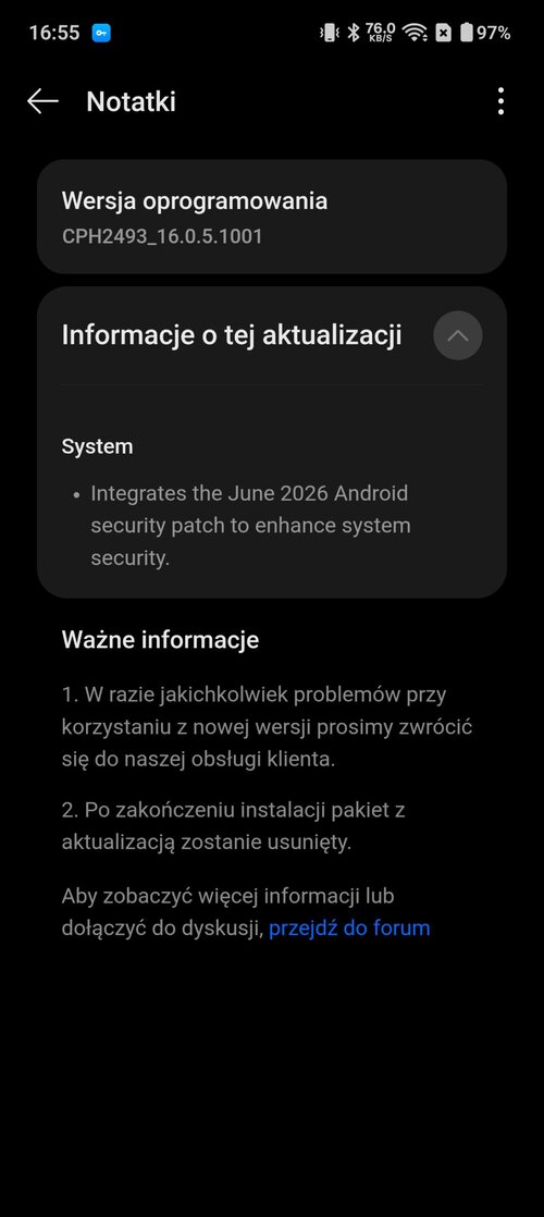 OnePlus Nord 3 z nową aktualizacją w 2026 roku