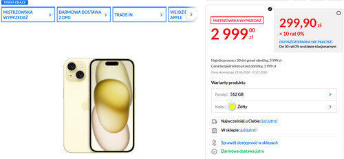 iPhone 15 512 GB