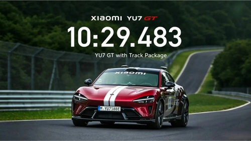 Autonomiczny Xiaomi YU7 GT na Nürburgring
