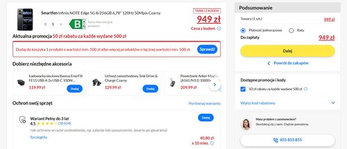 Infinix Note Edge w promocji RTV EURO AGD