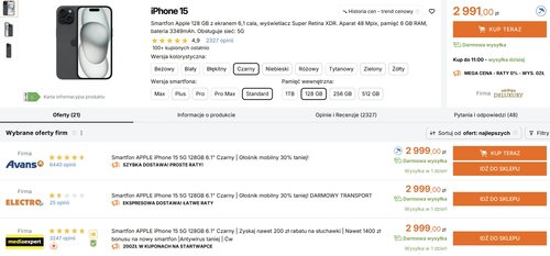 iPhone 15