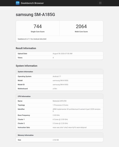 Samsung Galaxy A18 4G