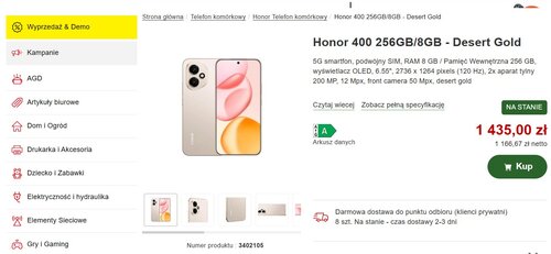 Honor 400 w promocji Proshop