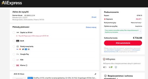 OnePlus 15 z 16 GB RAM w promocji na AliExpress