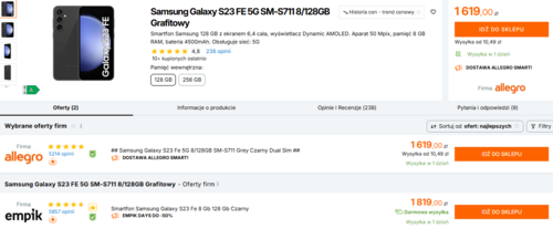 Samsung Galaxy S23 FE