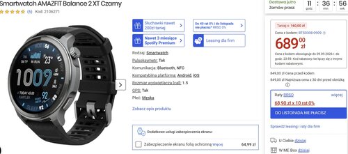 Amazfit Balance 2 XT