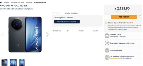 vivo X Fold 6