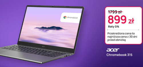 Acer Chromebook 315 w promocji