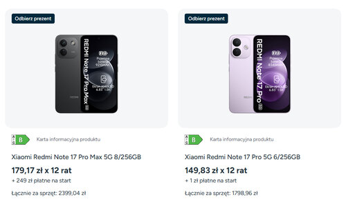 Redmi Note 17 Pro Max i Redmi Note 17 Pro