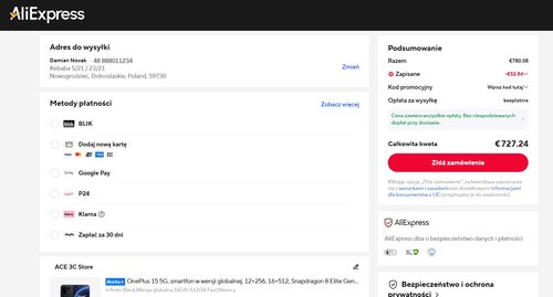 OnePlus 15 16/512 GB w dobrej cenie na AliExpress