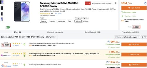 Samsung Galaxy A55