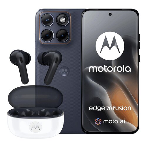 Motorola Edge 70 Fusion i słuchawki Moto Buds 2